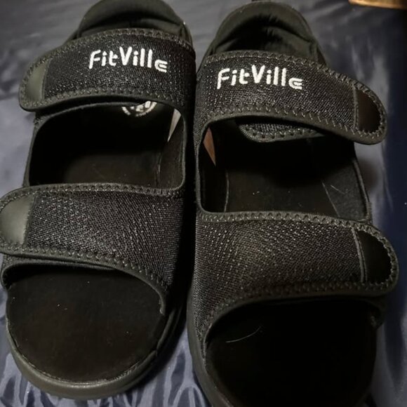 Fitville Sandals Sz. 12 WIDE (gently used) - Picture 4 of 7
